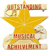 Outstanding Musical Achievement Enameled Pin [PCM-MC-577]