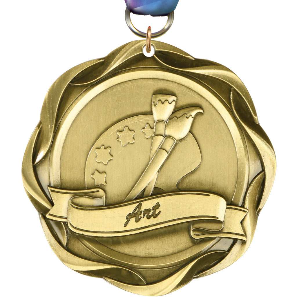 3" Art Fusion Diecast Medal [MFUS2-ART]