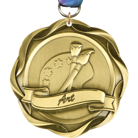 3" Art Fusion Diecast Medal [MFUS2-ART]
