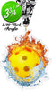 Fire & Water Pickleball Colorix-M Acrylic Medal [MACR375-FW-PKL-Q]