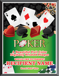 Poker Graphix Plaques
