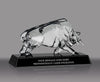Crystal Bull Award on Black Crystal Base [CBULBLK-1-X]