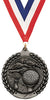 2.75 in Golf Wreath Framed Medal- Silver [M311-GL-S]