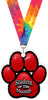 Student of the Month Paw Acrylic Medal- 2.75 inch [MACR2-PAW-SOTM-Q]
