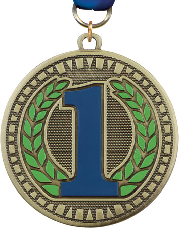 1st Place 2 3/8" Velocity Medal [MPVLCT2-1ST]