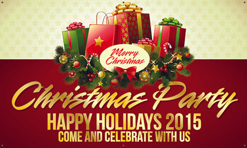 Christmas Vinyl Banner- Gifts and Presents [VB-CHTMS-GFT]