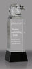 Crystal Eagle Bust Tower Award [CF17-8-9-EG-X]