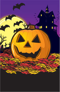 Halloween- Haunted House Plaque Insert [BBP-1326]