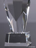 Faceted Crystal Fan Award - 9.25 inch [CM40-9]