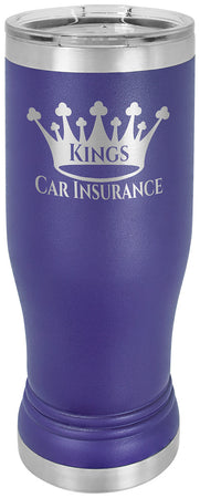 14 oz. Polar Camel Pilsner Tumbler w/Lid - Purple [PCJ9-49]