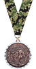 Cross Country Diecast Medal with Diamond Cut Border- Bronze [MM2DC-CC-B]