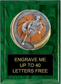 Basketball Motion Extreme Color Plaques- Female