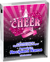 Cheer Vibrix Acrylic Award [ACB45V-CH]