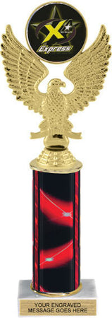 Eagle Custom Insert Trophy w/ Column - 12.5 inch [TXi12-C95]