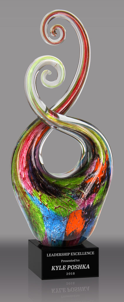 Multi-Color Twist Art Glass [AGJ51-14]