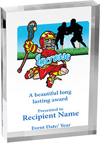 Lacrosse Vibrix Acrylic Award [ACB57V-LC]
