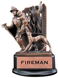 Fireman Resin Trophy [SSCF]