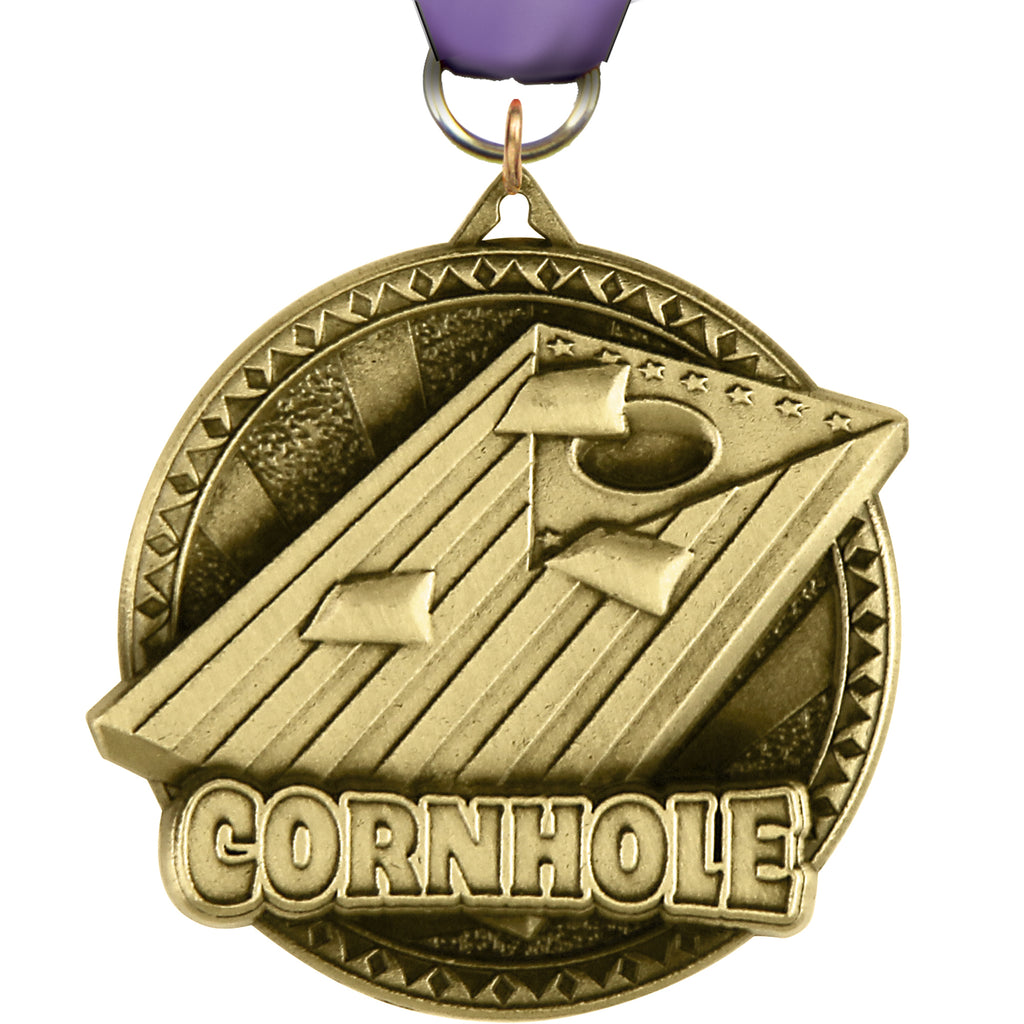 2" Cornhole Ultra-Impact 3-D Medal [MDTD2-CRNHL]