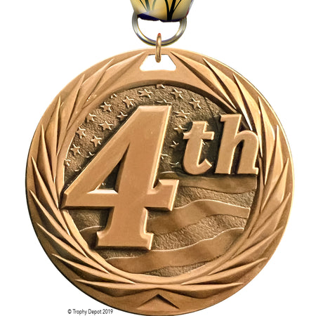 4th 2.75 inch Blade 3D Diecast Medal [MBD2-4TH]