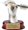 Dart Hand Resin Trophy [RM-2368]