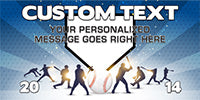 Baseball 4 x 8 Vinyl Banner- Home Plate [VB-BS-PLT-48]