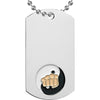 Martial Arts Etched & Paint Filled Dog Tag [DTS-MA]