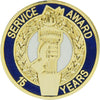 15 Years Service Award Enameled Round Pin [PCM-SRV-146RA]