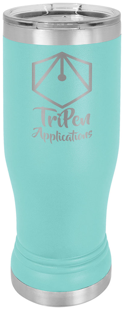 14 oz. Polar Camel Pilsner Tumbler w/Lid - Teal [PCJ9-46]