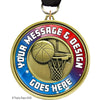 Custom 3 inch Eclipse Insert Medal - Basketball [MXEL1-BK]