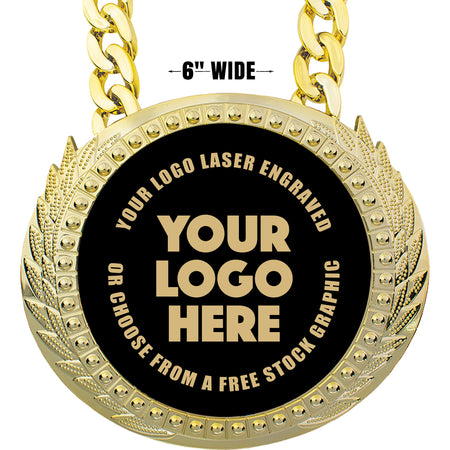 6 inch Champion Chain w/ Black Engraving Plate [CECSP-K]