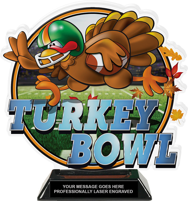 Turkey Bowl Colorix-T Acrylic Trophies