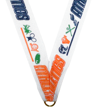 7/8 x 30 in. Athletics Neck Ribbon [NKRB-1077]