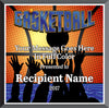 Basketball Square Graphix Plaque [PGFXQ66-BK]