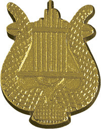 Lyre Chenille Pin [PCH-83]