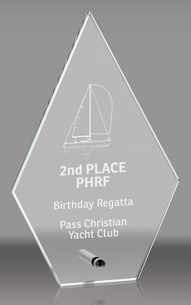 Arrowhead Jade Crystal- 8 inch [GJM126B]