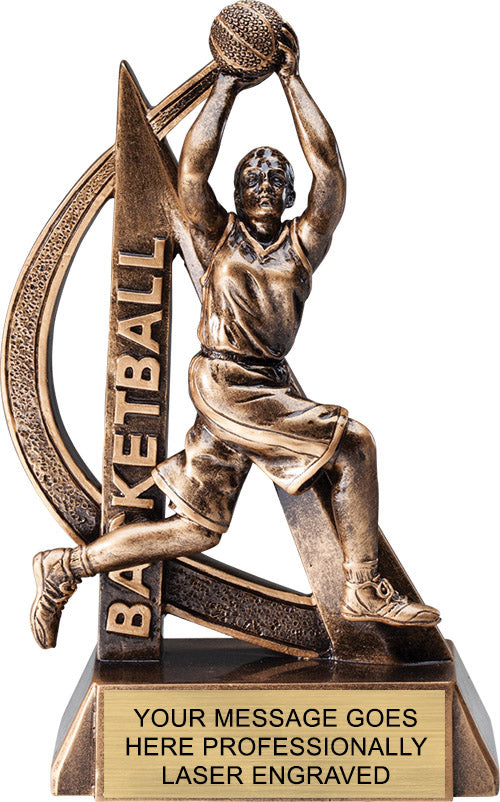 Basketball Female Ultra-Action - 6.5" Resin Trophy [RMUA6-BKF]