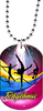 Gymnastics Monster Dog Tag [DTXL-GG]