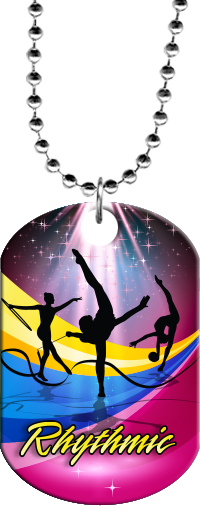 Gymnastics Monster Dog Tag [DTXL-GG]