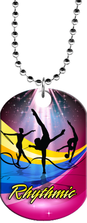 Gymnastics Monster Dog Tag [DTXL-GG]