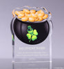 St. Patrick's Day Pot of Gold Acrylic Award - 6 inch [ATSTPAT-6]