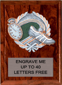 5"x7" Track Millennium Plaque [PMC57-TK]
