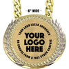 6 inch Presidential Metal Champ Chain w/ Gold Engraving Plate [CECSPR-G]