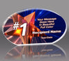 Acrylic Full Color Oval Award- 5.5 x 3 inch [AOVL-5-FC-Q]