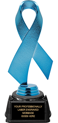 Blue Awareness Ribbon Trophy [TAWRB-BLU]