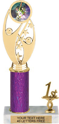 Teamwork Color Single-Trim Insert Holder Trophies