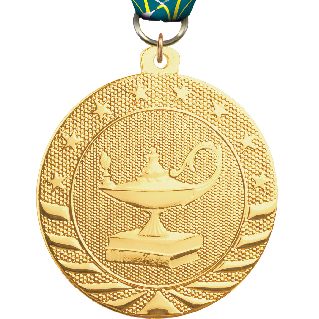2" Lamp of Knowledge Starbrite Medal [MJSB2-KN]