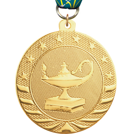 2" Lamp of Knowledge Starbrite Medal [MJSB2-KN]
