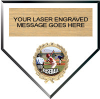 Home Plate 6"X6" Insert Plaque [PHPI6]