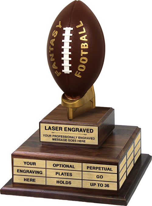 Fantasy Football on Tee Twin Tier Perpetual Trophy [TPP2L-FFB-552]