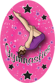 Gymnastics- Female Pike Oval Insert [OV-2040]